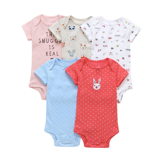 Baby cotton 5 five-piece Bodysuit