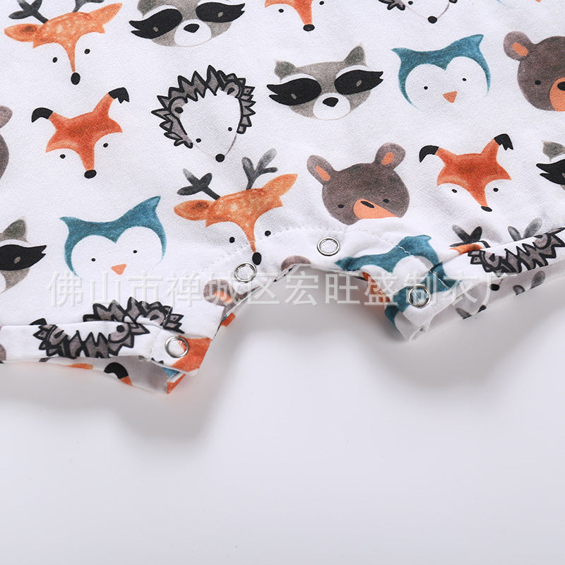 Animals head picture one-piece clothes