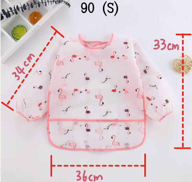 Baby smock, children's waterproof eating clothes