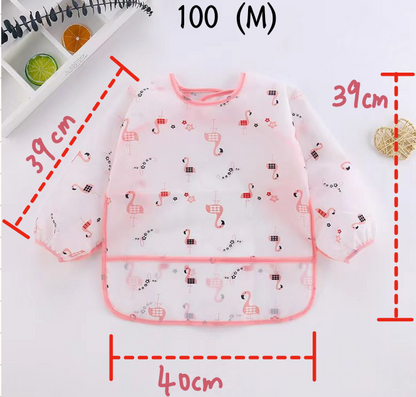 Baby smock, children's waterproof eating clothes