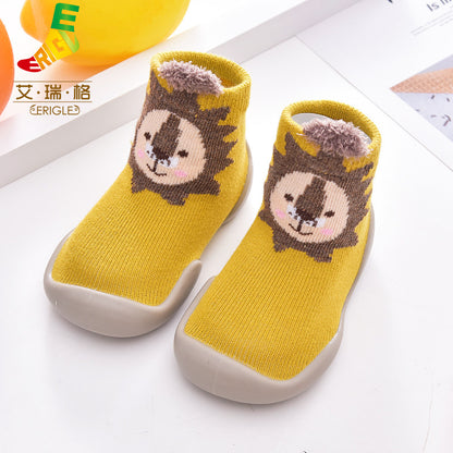 Animal non-slip anti-collision toe toe toddler shoes soft soled socks shoes