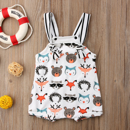 Animals head picture one-piece clothes