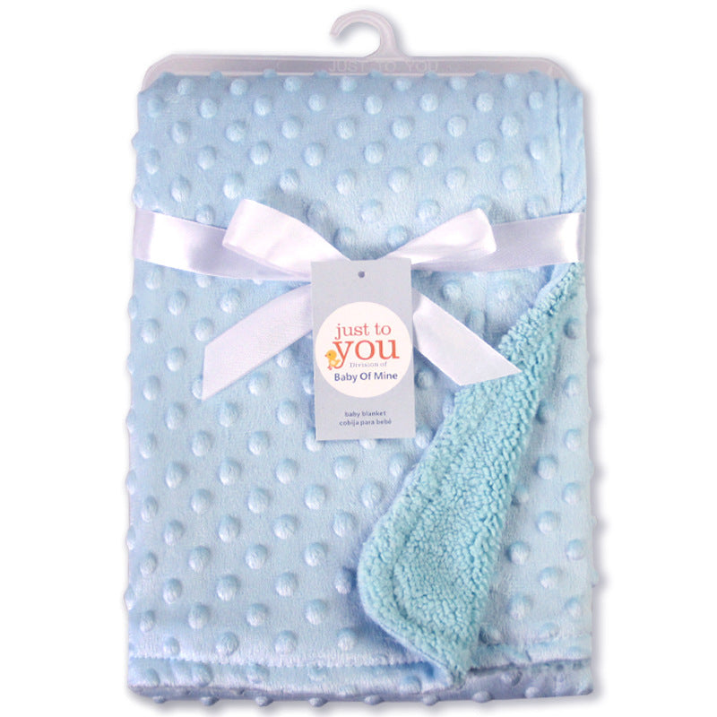 Double-layer doudou baby blanket