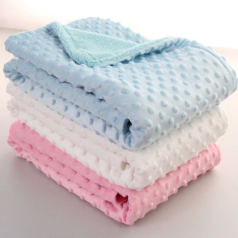 Double-layer doudou baby blanket