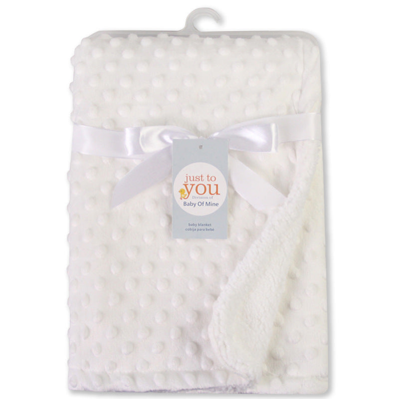 Double-layer doudou baby blanket