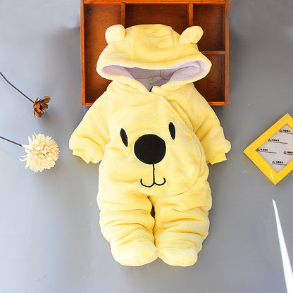 Baby cartoon cotton coat romper