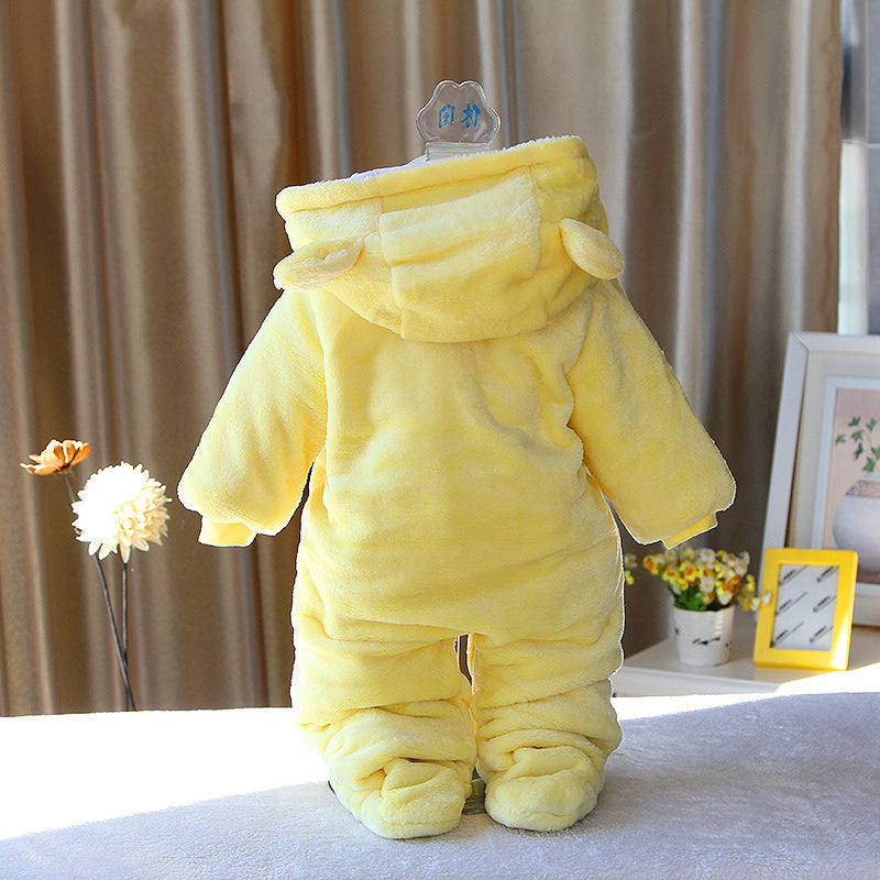 Baby cartoon cotton coat romper