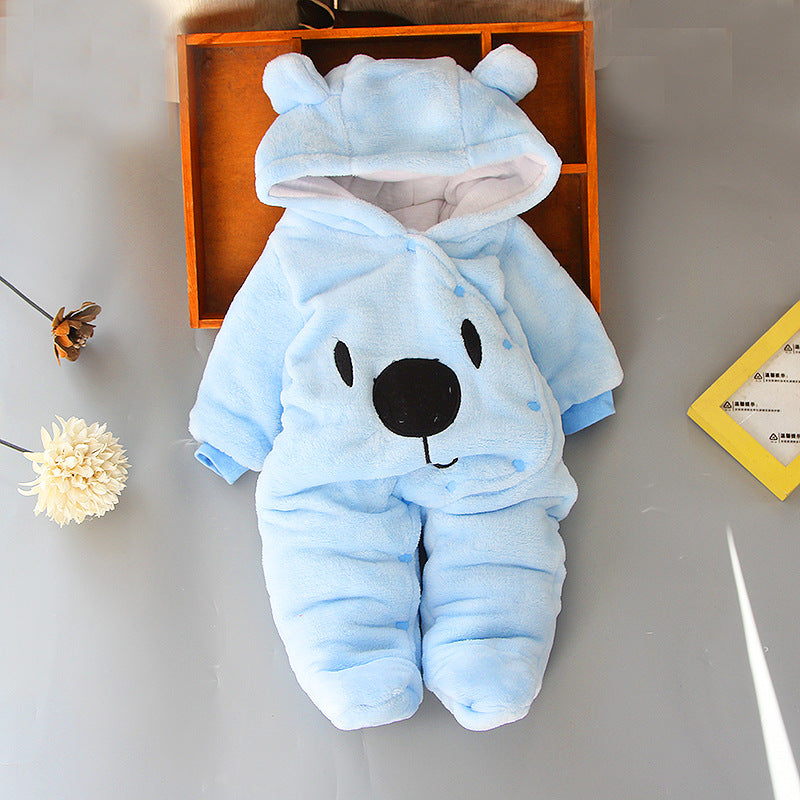 Baby cartoon cotton coat romper