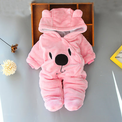 Baby cartoon cotton coat romper