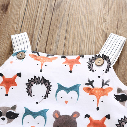 Animals head picture one-piece clothes