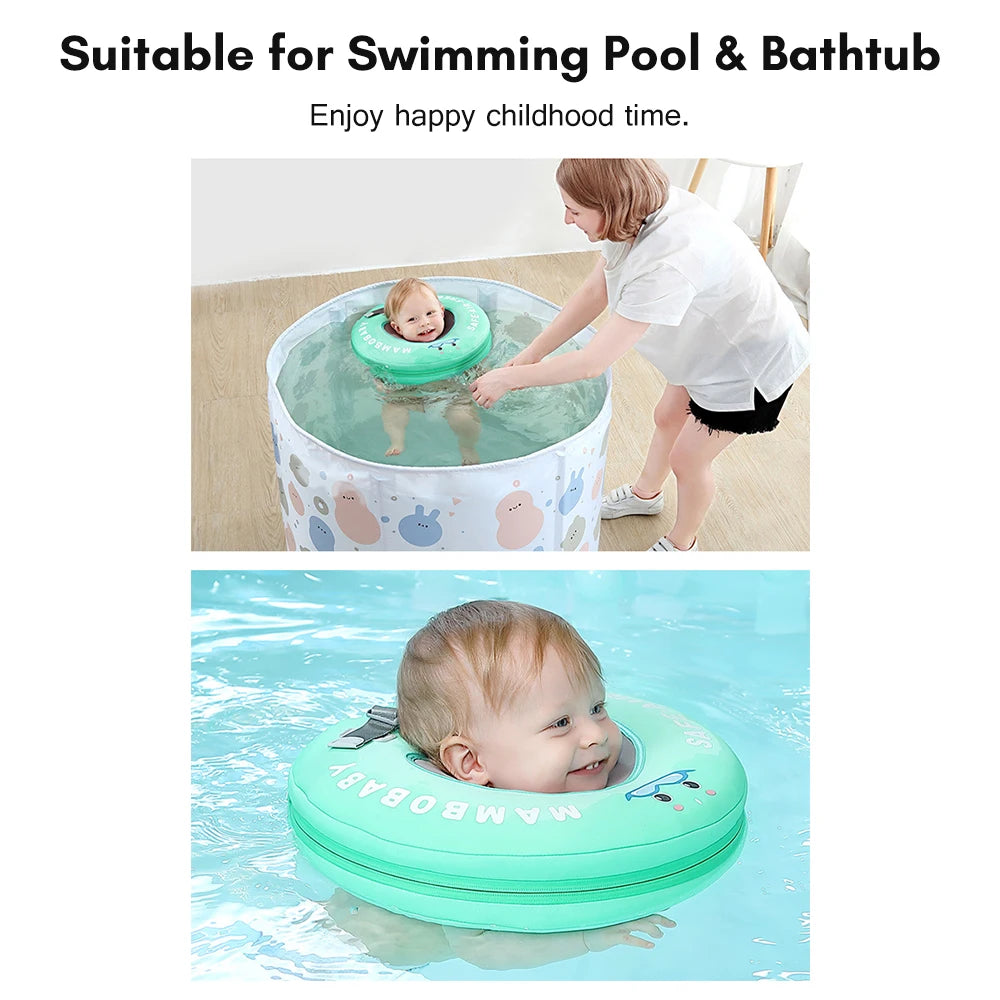 Mambobaby Non-Inflatable Baby Float Neck Ring Head Float Swimming Ring