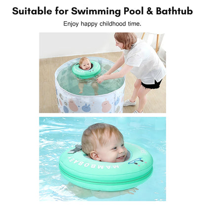 Mambobaby Non-Inflatable Baby Float Neck Ring Head Float Swimming Ring