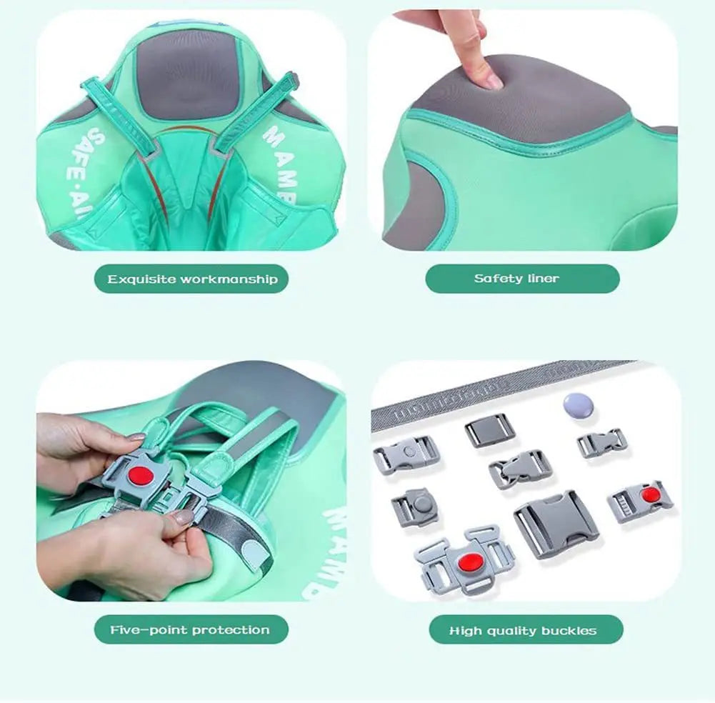 New Non-Inflatable Baby Swimming Seat Float How to Use