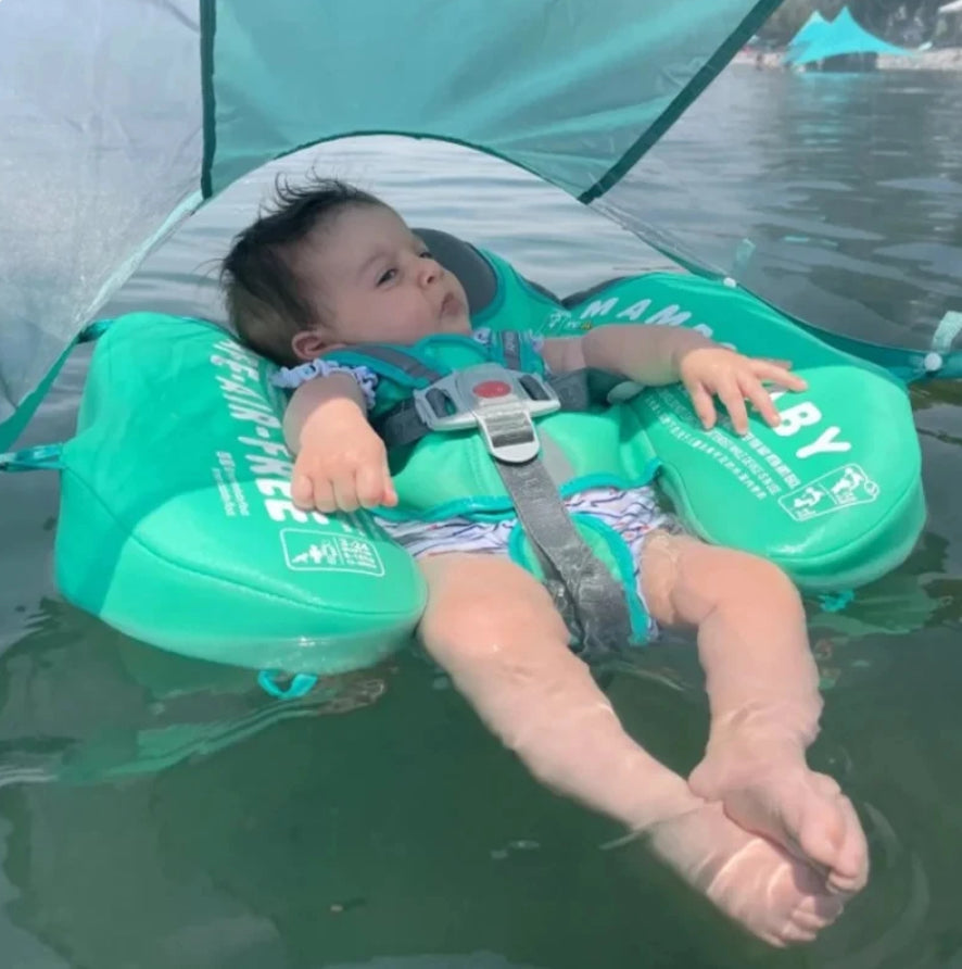 New Non-Inflatable Baby Swimming Seat Float in use