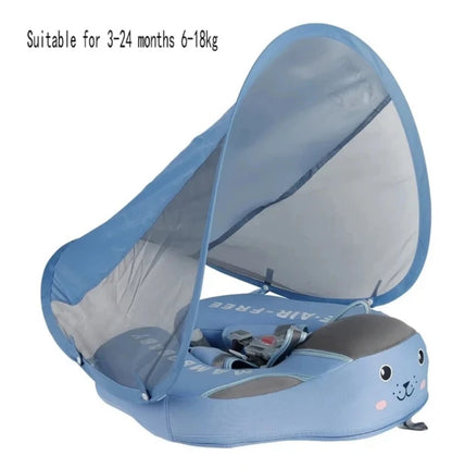 New Non-Inflatable Baby Swimming Seat Float Blue