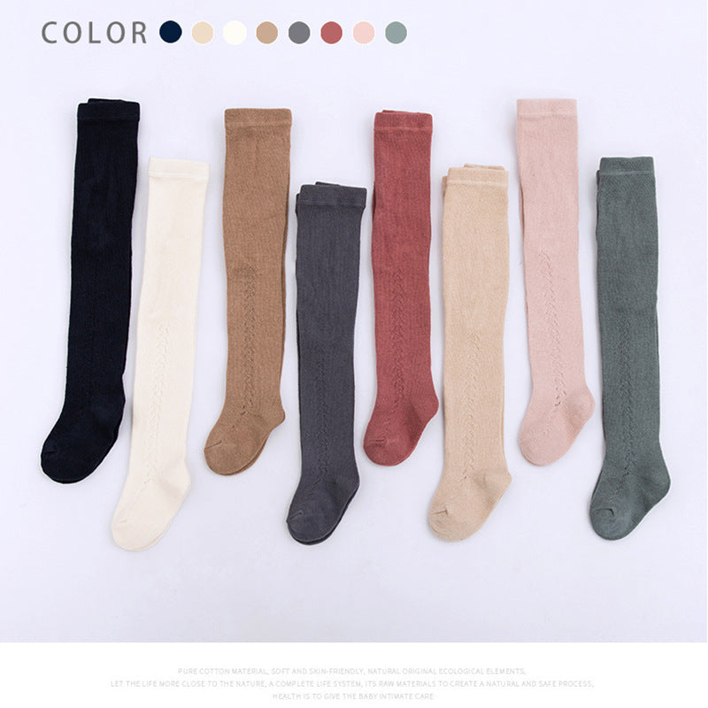 Thin hollow mesh infant leggings