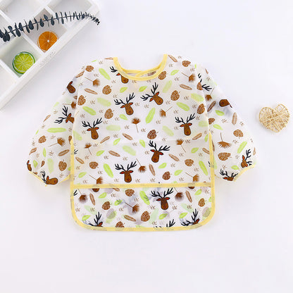 Baby smock, children's waterproof eating clothes