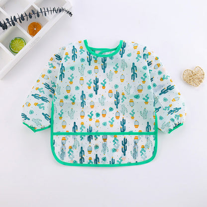 Baby smock, children's waterproof eating clothes