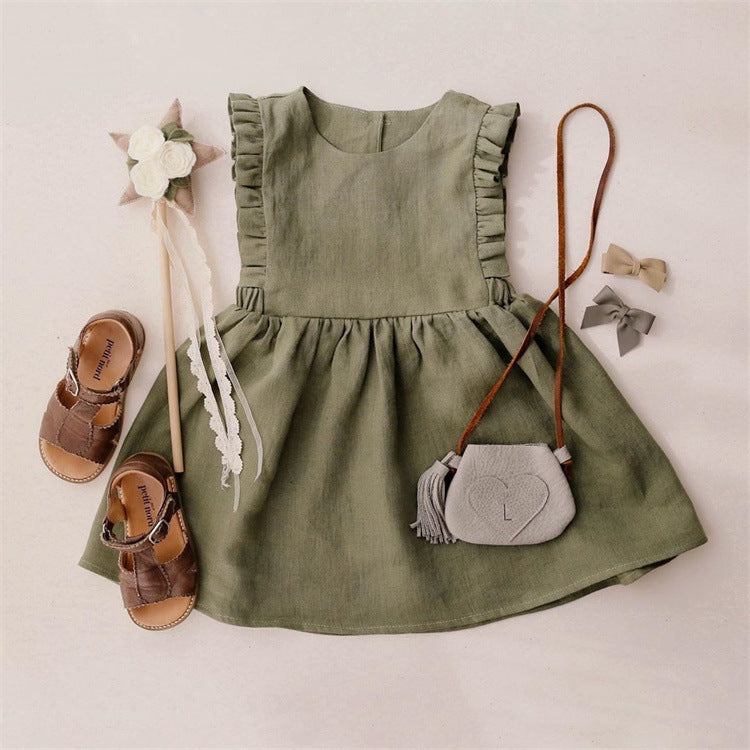 Girls summer cotton dress