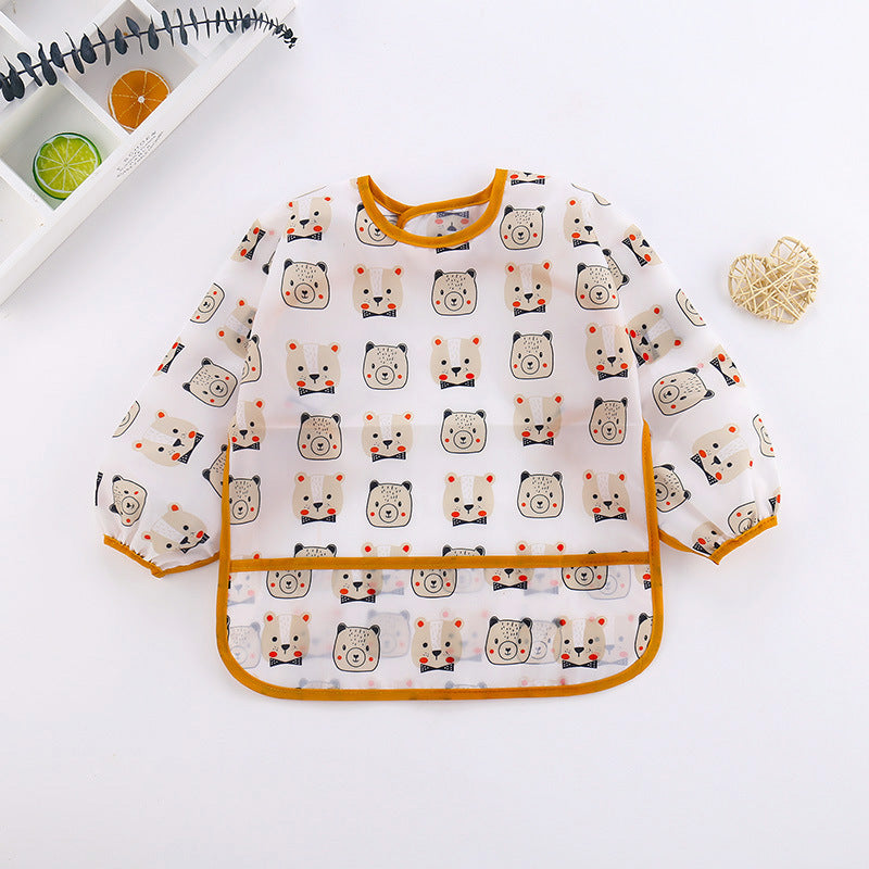 Baby smock, children's waterproof eating clothes