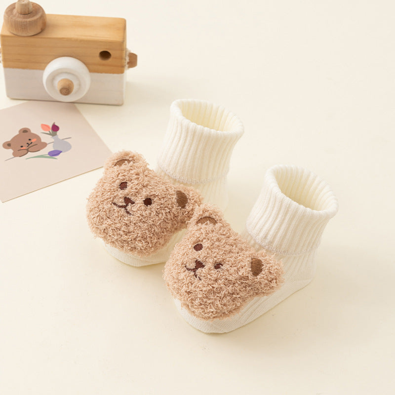 Bear Newborn baby socks